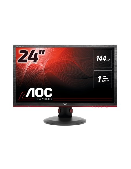 AOC Gaming G2460PF pantalla para PC 59,9 cm (23.6") Full HD LED Plana Mate Negro, Rojo