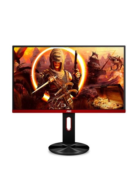 AOC Gaming G2590PX pantalla para PC 62,2 cm (24.5") Full HD LED Plana Mate Negro, Rojo