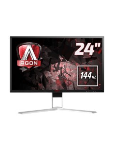 AOC Gaming AG241QX pantalla para PC 61 cm (24") 2560 x 1440 Pixeles Quad HD LED Negro, Rojo