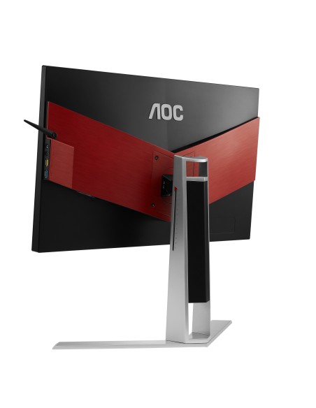 AOC Gaming AG241QX pantalla para PC 61 cm (24") 2560 x 1440 Pixeles Quad HD LED Negro, Rojo