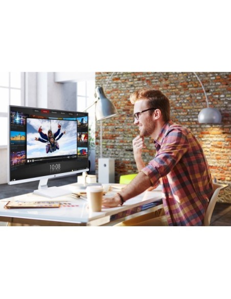 Viewsonic VX Series VX2778-SMHD LED display 68,6 cm (27") Wide Quad HD Plana Negro, Plata