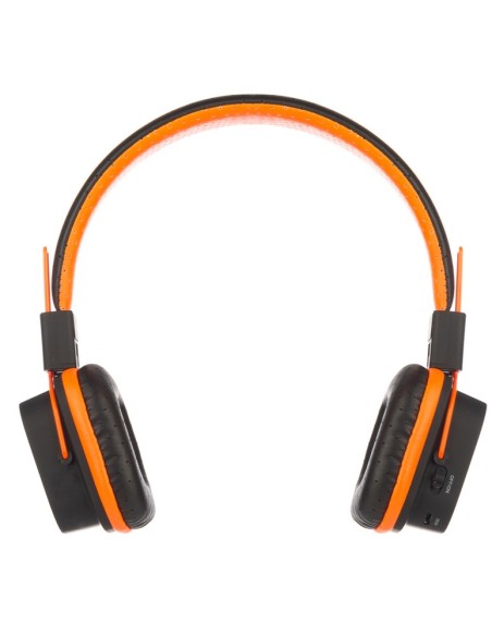 NGS Artica Jelly auriculares para móvil Binaural Diadema Negro, Naranja Inalámbrico