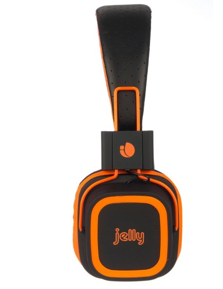 NGS Artica Jelly auriculares para móvil Binaural Diadema Negro, Naranja Inalámbrico