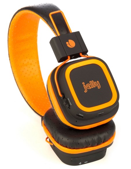 NGS Artica Jelly auriculares para móvil Binaural Diadema Negro, Naranja Inalámbrico