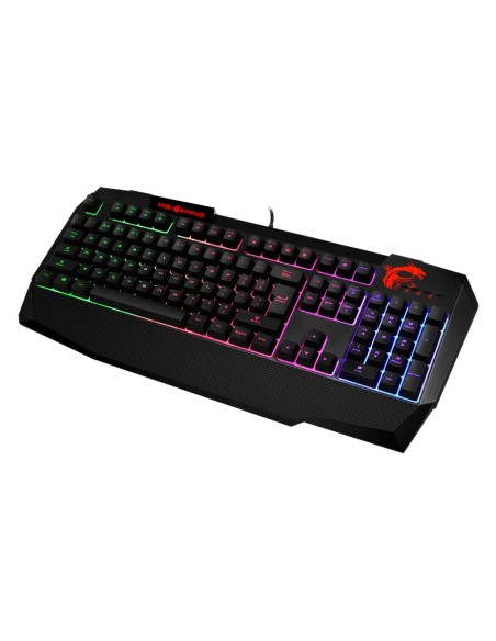 MSI Interceptor DS4200 teclado USB QWERTY Negro