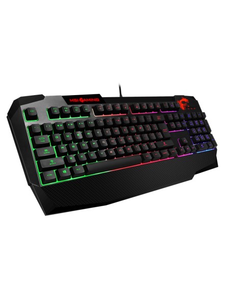 MSI Interceptor DS4200 teclado USB QWERTY Negro