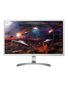 LG 27UD59-W LED display 68,6 cm (27") 4K Ultra HD Plana Plata, Blanco