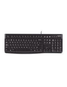 Logitech K120 USB QWERTY Inglés del Reino Unido Negro