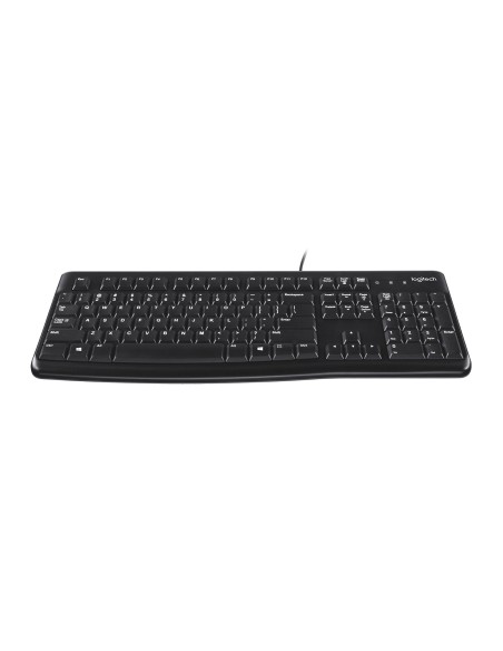 Logitech K120 USB QWERTY Inglés del Reino Unido Negro