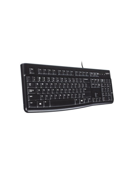Logitech K120 USB QWERTY Inglés del Reino Unido Negro