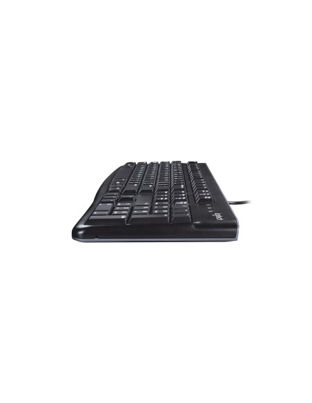 Logitech K120 USB QWERTY Inglés del Reino Unido Negro