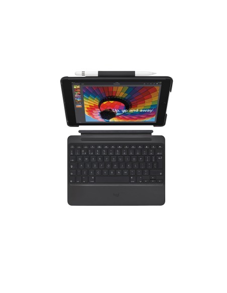 Logitech Slim Combo Negro Bluetooth QWERTY Español
