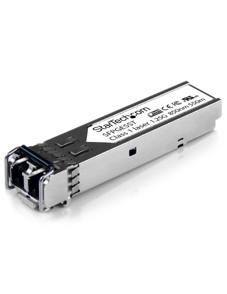 StarTech.com Módulo SFP Compatible con Cisco SFP-GE-S - Transceptor de Fibra Óptica 1000BASE-SX - SFPGESST