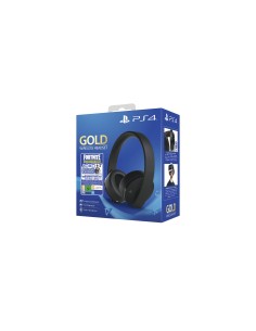 Sony Gold Wireless Headset + Fortnite VCH (2019) Auriculares Diadema Conector de 3,5 mm Negro