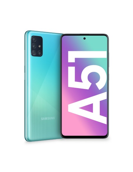 Samsung Galaxy A51 SM-A515F DSN 16,5 cm (6.5") SIM doble Android 10.0 4G USB Tipo C 4 GB 128 GB 4000 mAh Azul
