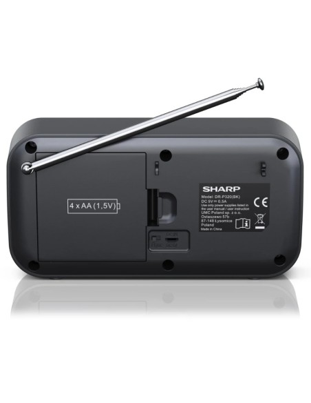 Sharp DR-P320 Portátil Digital Negro