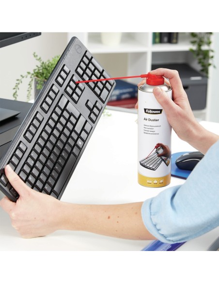 Fellowes 9977804 kit de limpieza para computadora Teclado, Impresora, Universal Limpiador de aire comprimido para limpieza de