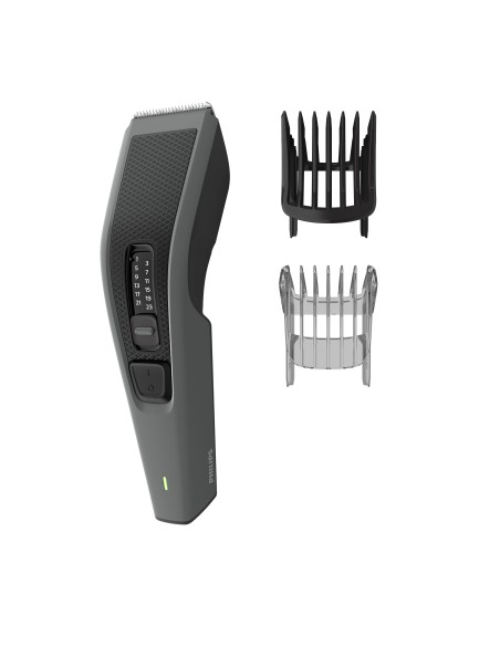 Philips HAIRCLIPPER Series 3000 HC3525 15 cortadora de pelo y maquinilla Negro, Gris