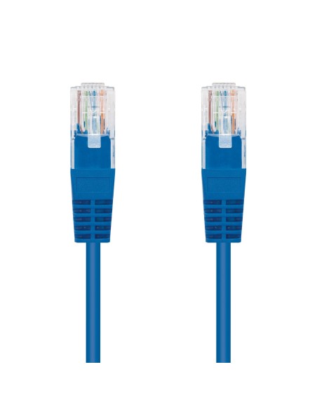 Nanocable Cable Red Latiguillo RJ45 CAT.6 UTP AWG24, Azul, 25 cm