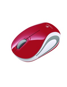 Logitech M187 Inalámbrico 1000DPI Rojo