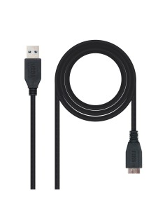 Nanocable CABLE USB 3.0, TIPO A M-MICRO B M, NEGRO, 1.0 M