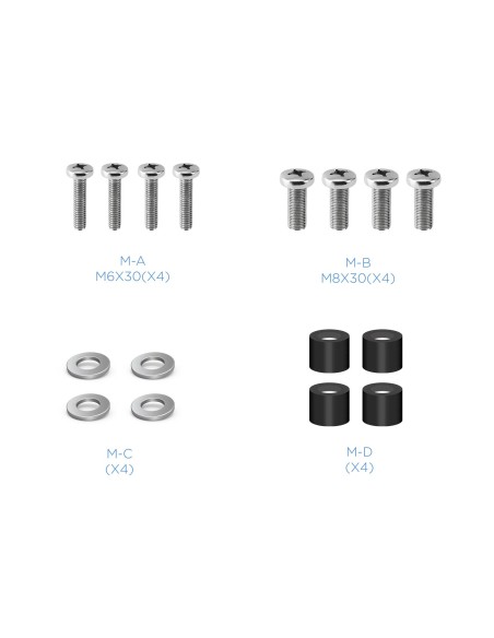 TooQ LP4155F-B soporte para TV 139,7 cm (55") Negro