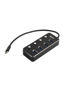 iggual Hub tipo C x 4 puertos USB 3.1 4BUTTONS