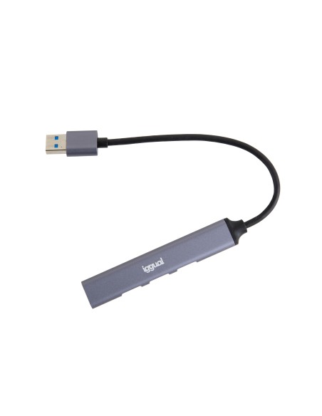 iggual Hub USB 3 puertos USB 2.0 + 1 USB 3.0 THIN