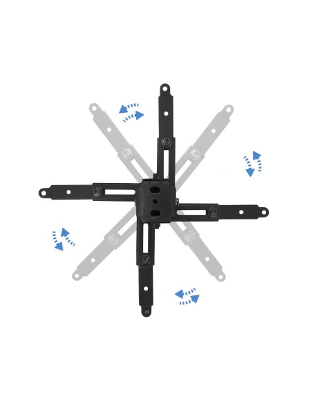 TooQ SOPORTE UNIVERSAL INCLINABLE DE TECHO PARA PROYECTOR NEGRO