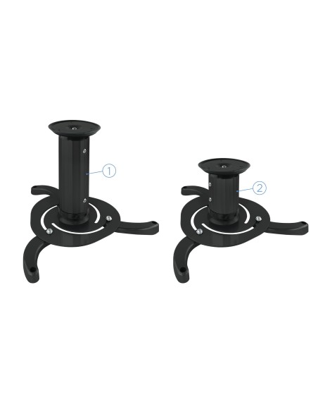 TooQ SOPORTE UNIVERSAL DE TECHO GIRATORIO 360º PARA PROYECTOR NEGRO