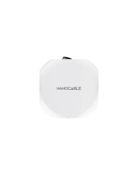 Nanocable Base de 3 enchufes con 4 USB's (2 USB A + 2 USB-C), con interruptor