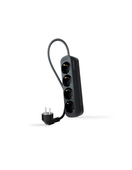 Nanocable Regleta de Enchufes 4 Tomas 1.4 m Negro