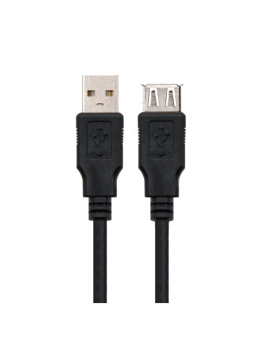 Nanocable CABLE USB 2.0, TIPO A M-A H, NEGRO, 3.0 M