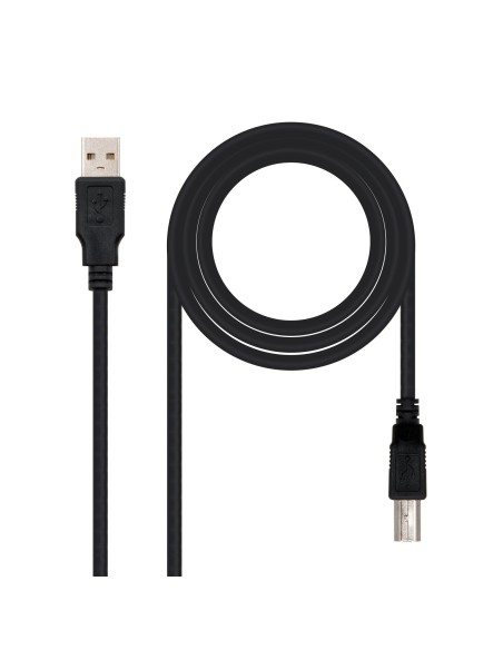 Nanocable CABLE USB 2.0 IMPRESORA, TIPO A M-B M, NEGRO, 3.0 M