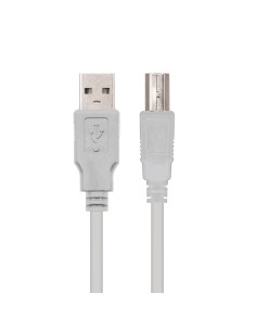 Nanocable CABLE USB 2.0 IMPRESORA, TIPO A M-B M, BEIGE, 1.8 M