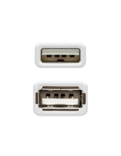 Nanocable CABLE USB 2.0, TIPO A M-A H, BEIGE, 1.0M