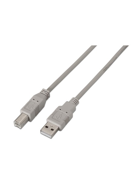 CABLE USB(A) A USB(B) AISENS A101-0002 BEIGE