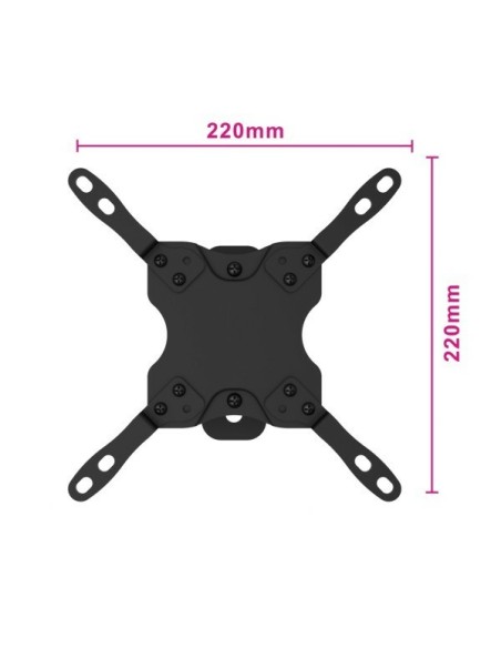 Ewent EW1520 soporte para TV 106,7 cm (42") Negro