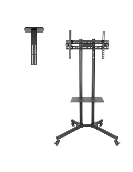 TOOQ SOPORTE DE SUELO PANTALLA. FIJO. 37"-70". MAX. 50 KG (FS1470M-B)