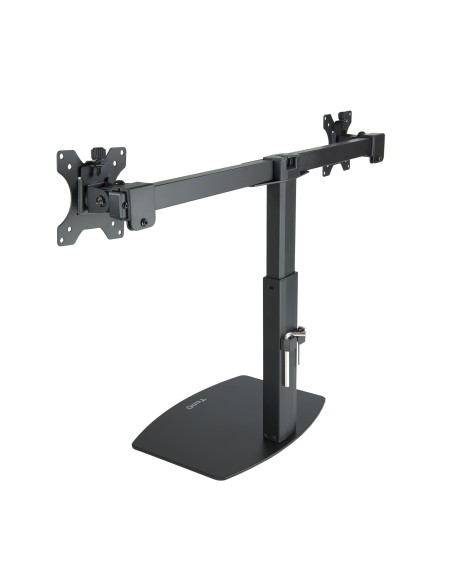 TooQ Soporte de mesa para 2 pantallas (monitor   plasma   LCD   LED) 17"-27"