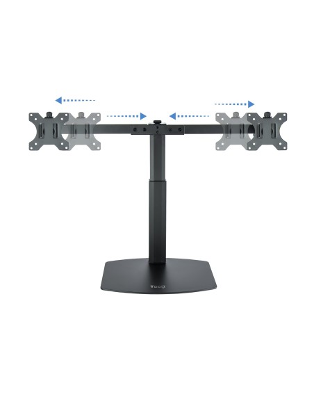 TooQ Soporte de mesa para 2 pantallas (monitor   plasma   LCD   LED) 17"-27"