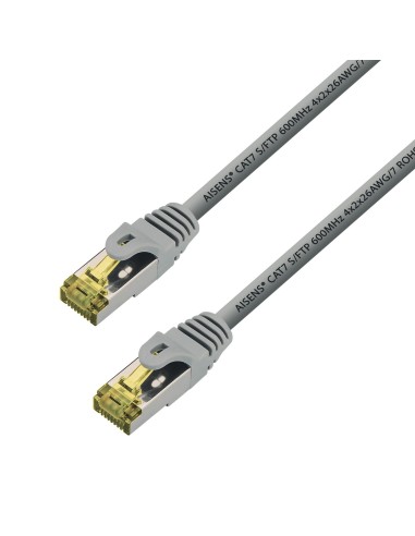 AISENS A146-0333 cable de red Gris 0,5 m Cat7 S FTP (S-STP)