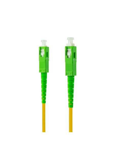 CABLE FIBRA SC APC-SC APC MONOMODO LSZH AMARIL.80M NANOCABLE 10.20.0080