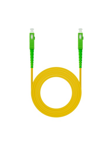 CABLE FIBRA SC APC-SC APC MONOMODO LSZH AMARI.120M NANOCABLE 10.20.0000-120