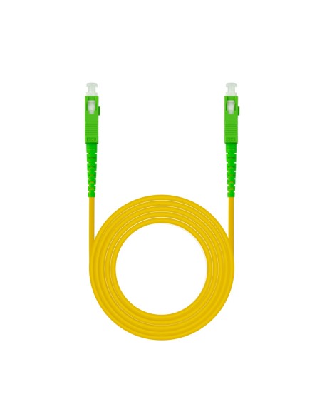 CABLE FIBRA SC APC-SC APC MONOMODO LSZH AMARI.120M NANOCABLE 10.20.0000-120