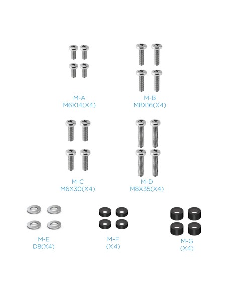 TooQ Soporte de pared para pantallas 32”- 70”