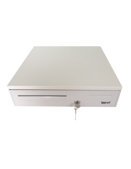 iggual Cajón Portamonedas IRON-50W 42cm 5+8 blanco