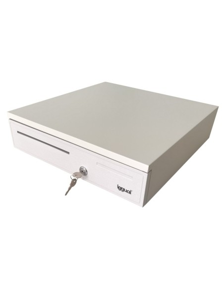 iggual Cajón Portamonedas IRON-50W 42cm 5+8 blanco