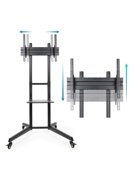 TOOQ SOPORTE SUELO RUEDAS PANTALLAS "RAMSÉS" 37"-70"