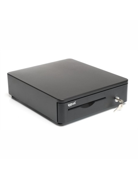 iggual Cajón Portamonedas IRON-10R 38cm 4+5 negro